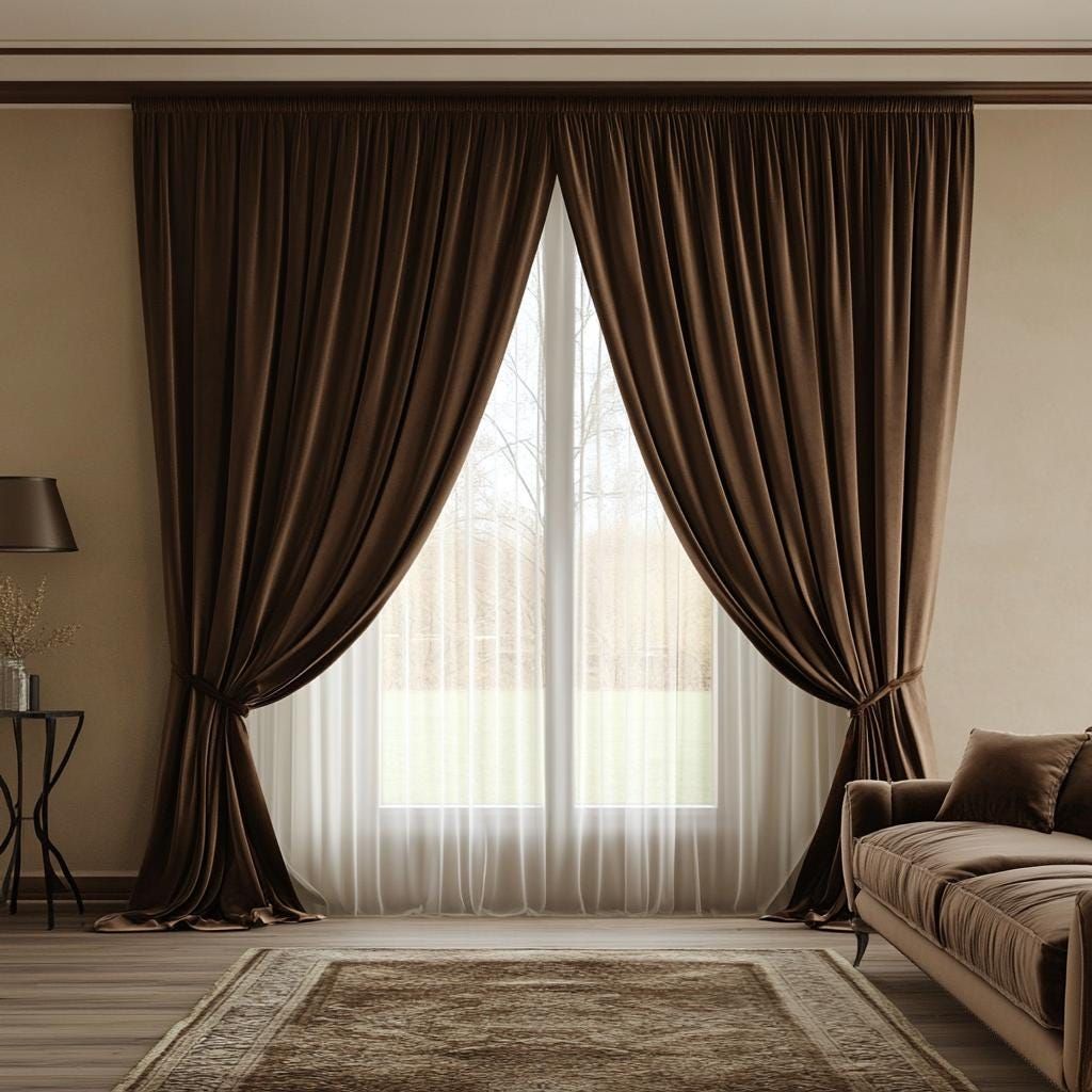 Elegant Velvet Blackout Curtains